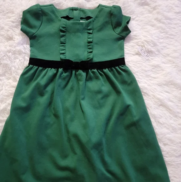 slim fit dress slacks Jadee Long Sleeve Mini Dress Green Burnout main image 1
